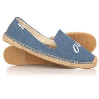 Слипоны женские Soludos Jason Polan For Soludos Collaboration Oui/Non Navy Linen