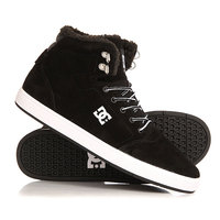 Кеды кроссовки утепленные DC Crisis High Black/White