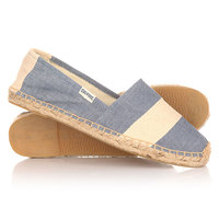 Эспадрильи женские Soludos Stripe Print Chambray Natural