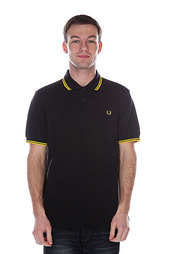 Поло Fred Perry Twin Tipped Shirt Old Black