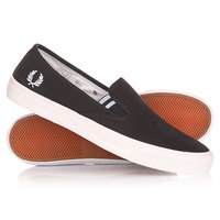 Слипоны Fred Perry Turner Slip On Brushed Cotton Black