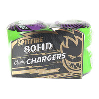 Колеса для скейтборда для скейтборда Spitfire Hd Charger Cls Green 80A 54 mm