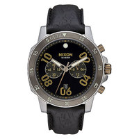 Кварцевые часы Nixon Ranger Chrono Leather Black/Brass