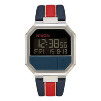 Электронные часы Nixon Re-Run Leather White Stripes