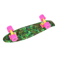 Скейт мини круизер Union Neon Frog Toys Green/Multi 6 x 22.5 (57 см)