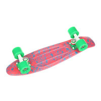 Скейт мини круизер Union Rose Skulls Pink/Light Blue 6 x 22.5 (57 см)