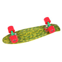 Скейт мини круизер Union Jah Ganjah Yellow/Green 6 x 22.5 (57 см)