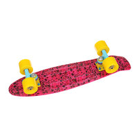 Скейт мини круизер Union Neon Lips Skull Faces Pink/Multi 6 x 22.5 (57 см)