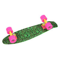Скейт мини круизер Union Neon Frog Skulls Fases Green/Multi 6 x 22.5 (57 см)