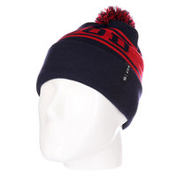 Шапка с помпоном Huf Good Luck Pom Beanie Navy