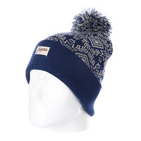 Шапка с помпоном Запорожец Carpatians Beanies Navy