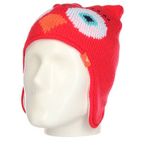 Шапка ушанка детская Roxy Owl Teeni Paradise Pink
