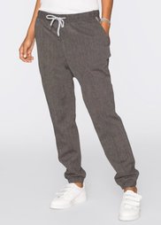 Трикотажные брюки (темно-серый меланж) Bonprix