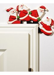 Наддверные фигурки Санта Клаус (красный/белый/зеленый) Bonprix