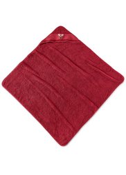 Полотенце с капюшоном Олени (красный) Bonprix