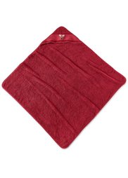 Полотенце с капюшоном Олени (красный) Bonprix