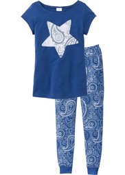 Пижама (сиреневый матовый с рисунком) Bonprix