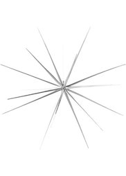 Подвесная новогодняя звезда (серебристый) Bonprix