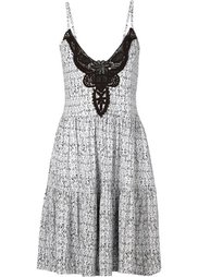 Платье (темно-коричневый с рисунком) Bonprix