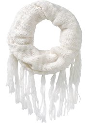 Вязаный топ с бахромой (синий) Bonprix