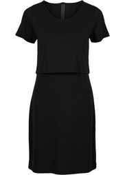 Трикотажное платье (красный) Bonprix