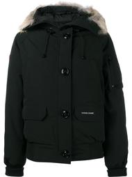 zipped hooded coat Canada Goose