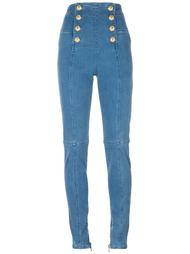 джинсы с пуговицами Balmain