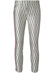 укороченные брюки с отделкой металлик Haider Ackermann