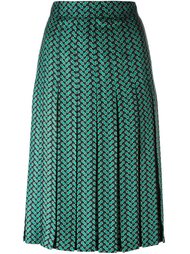 плиссированная юбка миди Salvatore Ferragamo