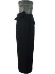 beaded strapless gown Armani Collezioni