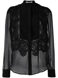 прозрачная рубашка с вышивкой Givenchy
