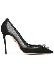 декорированные туфли с заостренным носком Aquazzura