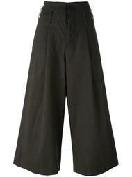 широкие укороченные брюки Uma Wang
