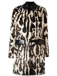 пальто с пятнистым узором Carven