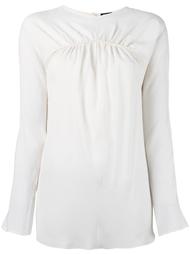 gathered detail blouse Jil Sander Navy