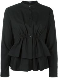 tiered ruffled blouse Jil Sander Navy