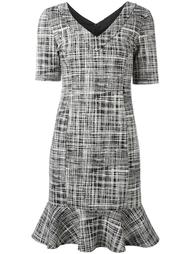 v-neck tweed dress Boutique Moschino