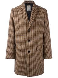 houndstooth overcoat Paltò