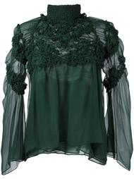 embroidered chiffon blouse Chloé