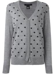 embroidered v-neck sweater Marc Jacobs