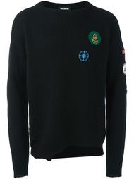 джемпер с заплатками Raf Simons