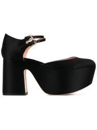 almond toe wedge sandals Rochas