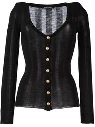 кардиган в полоску Balmain