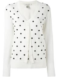 embroidered v-neck sweater Marc Jacobs