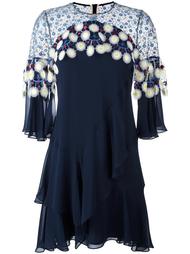 платье с вязаной отделкой Peter Pilotto