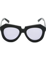 солнцезащитные очки с структурированной оправой Karen Walker Eyewear