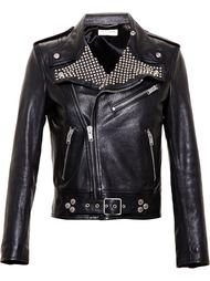 байкерская куртка с заклепками Saint Laurent