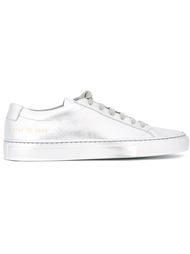 кеды на шнуровке с отделкой металлик Common Projects