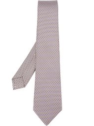 галстук с геометрическим узором Kiton