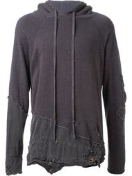 толстовка на молнии с капюшоном  Greg Lauren